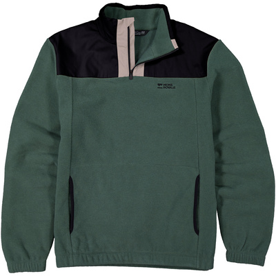 Mons Royale Heren Pileup Wool Fleece 1/4 Zip Trui