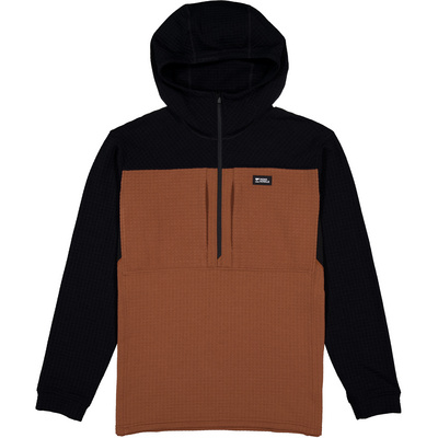 Mons Royale Heren Offgrid Merino Fleece 1/2 Zip Hoodie