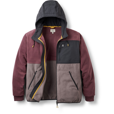 Passenger Heren Woodland Polar Fleece Hoodie Jas