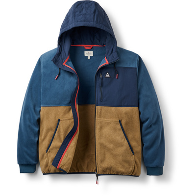 Passenger Heren Woodland Polar Fleece Hoodie Jas