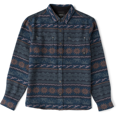 Roark Heren Journey Jacquard Flannel Overhemd