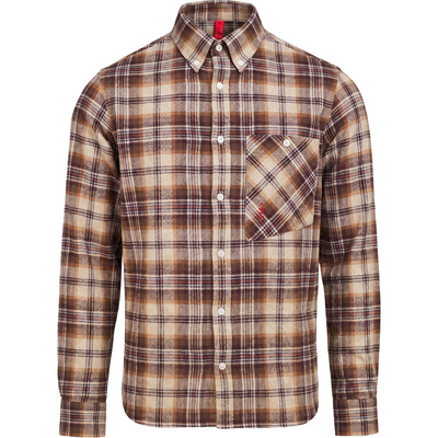 The Mountain Studio Heren Button Down Flannel Overhemd