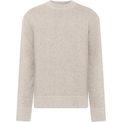 KnowledgeCotton Apparel Heren Lambswool Jacquard Trui