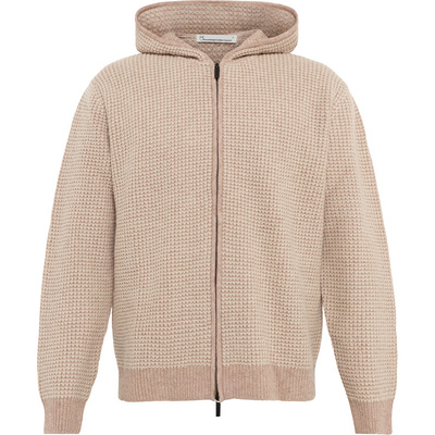 KnowledgeCotton Apparel Heren Lambswool Hoodie Jas