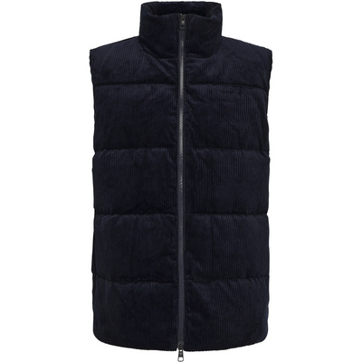 KnowledgeCotton Apparel Heren Corduroy Puffer Bodywarmer