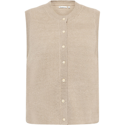 KnowledgeCotton Apparel Dames Souffl&eacute; Yarn Bodywarmer