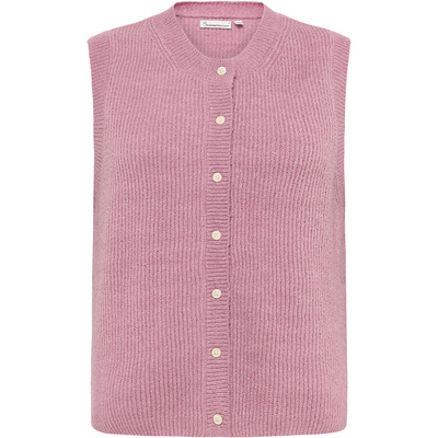 KnowledgeCotton Apparel Dames Souffl&eacute; Yarn Bodywarmer