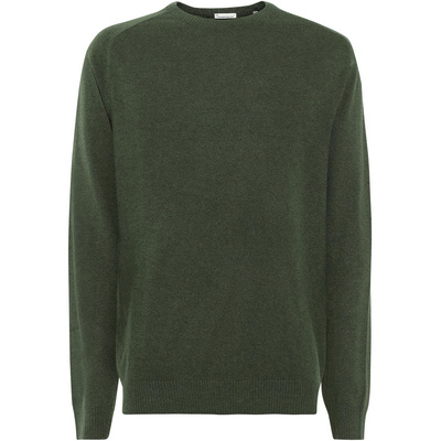 KnowledgeCotton Apparel Heren Lambswool Crew Neck Trui