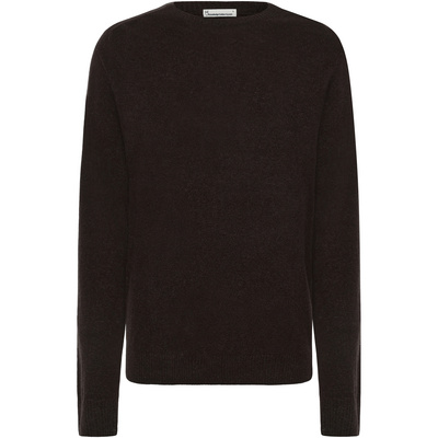 KnowledgeCotton Apparel Heren Lambswool Crew Neck Trui