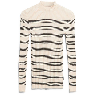 ARMEDANGELS Dames Alaania Striped Knit Longsleeve