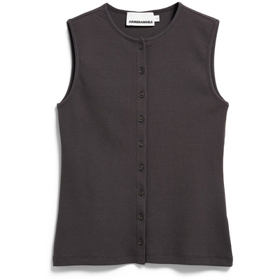 ARMEDANGELS Dames Rib Button Top