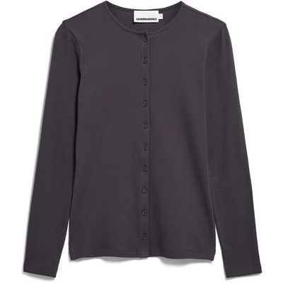 ARMEDANGELS Dames Rib Button Longsleeve