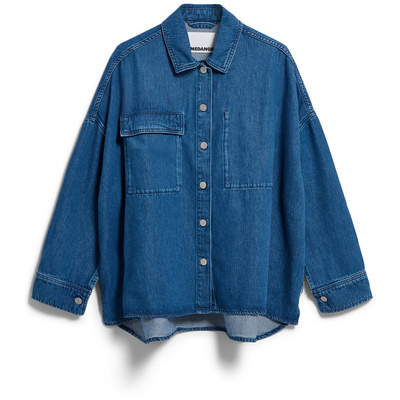 ARMEDANGELS Dames Oversized Denim Blouse
