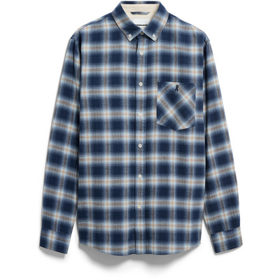 ARMEDANGELS Heren Cotton Check Overhemd