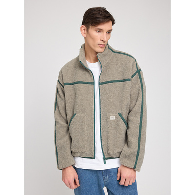 Mazine Heren Contrast Tape Sherpa Jas