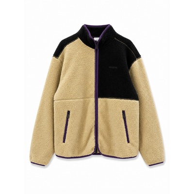 Mazine Heren Color Block Sherpa Jas