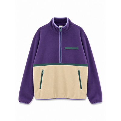 Mazine Heren Color Block Half-Zip Trui