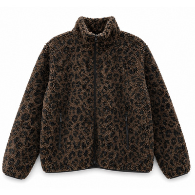 Mazine Dames Printed Sherpa Jas