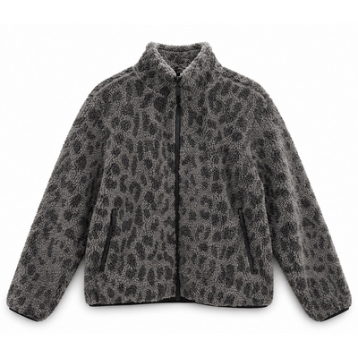 Mazine Dames Printed Sherpa Jas