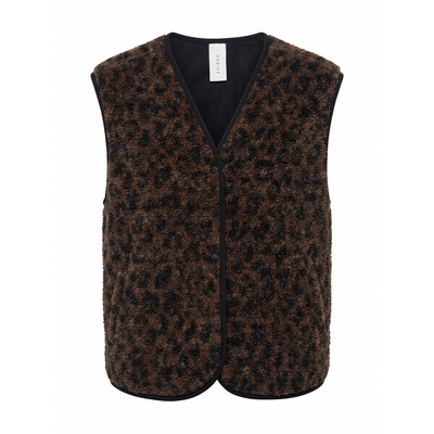 Mazine Dames Printed Sherpa Bodywarmer