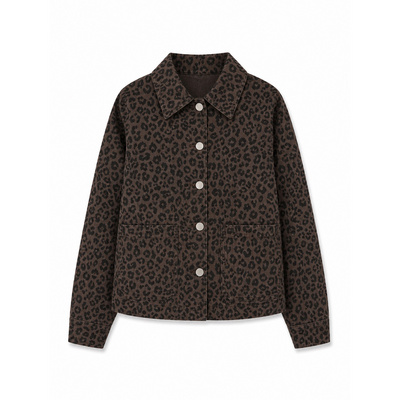 Mazine Dames Printed Denim Jas