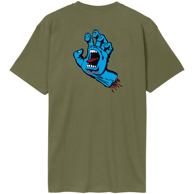 Santa Cruz Heren Screaming Hand Chest T-shirt