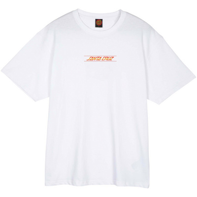 Santa Cruz Heren Classic Fade Strip Centre T-shirt