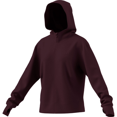 Adidas Dames D4T Workout Full Zip Hooded Jas