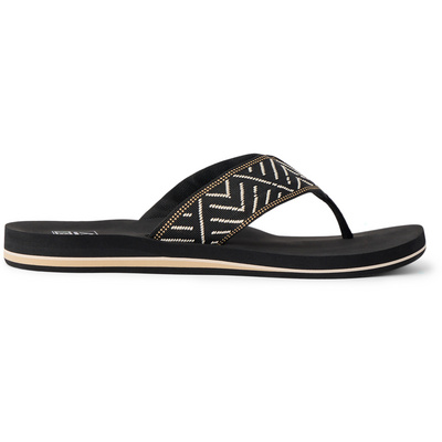 Reef Dames Reef Spring Woven Slippers (Maat 41, Zwart)