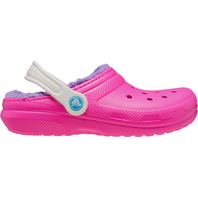 Crocs Kinderen Classic Lined Clog Sandalen (Maat 32 , Roze)