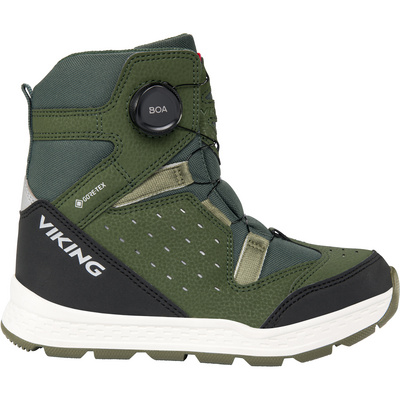 Viking Enfants Chaussures Espo Reflex Warm GTX Boa (taille 30, Olive)