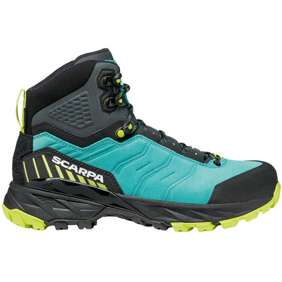 Scarpa Dames Rush TRK GTX Schoenen (Maat 40, Turquoise)