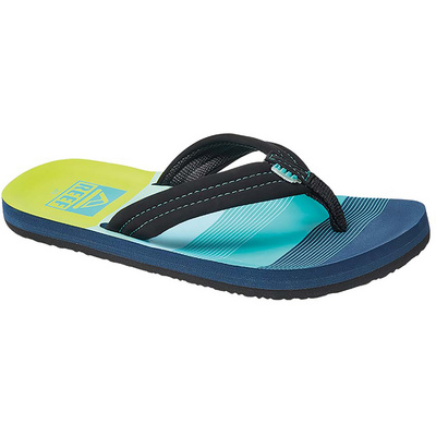 Reef Enfants Sandale Ahi (taille 17, Bleu)