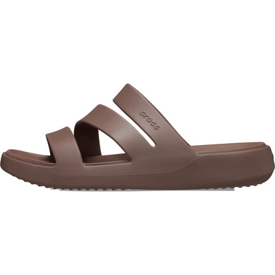 Crocs Dames Getaway Strappy Slippers (Maat 37 , Beige)