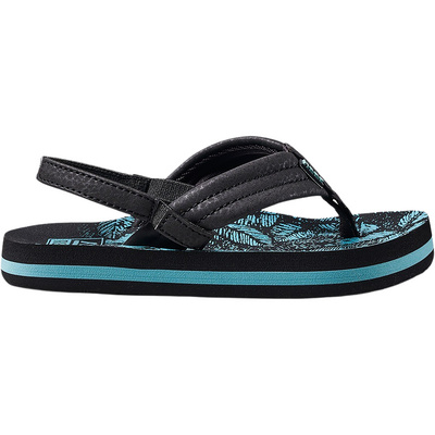 Reef Kinderen Little Ahi Slippers (Maat 25, Zwart)