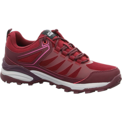 Jack Wolfskin Dames Cruiser Low Schoenen (Maat 37.5, Rood)