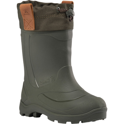 Kamik Enfants Bottes en caoutchouc Tundra JR (taille 36, Olive)