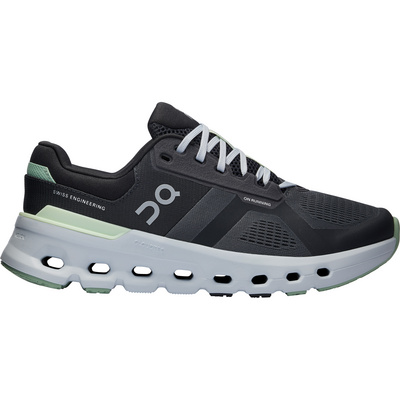 ON Dames Cloudrunner 2 Wide Schoenen (Maat 40, Zwart)