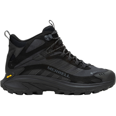 Merrell Heren Moab Speed 2 Mid GTX Schoenen (Maat 44, Zwart)