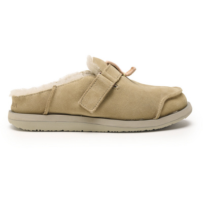 Satorisan Dames Uwabaki Clog Strap Suede Schoenen