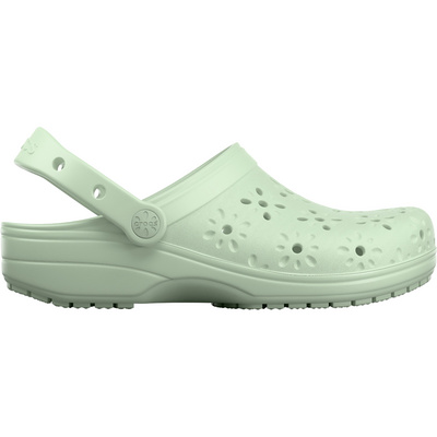 Crocs Dames Classic Floral Cut Out Sandalen (Maat 38 , Groen)