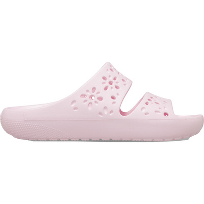 Crocs Dames Classic Floral Cut Out Sandalen (Maat 42 , licht roze)