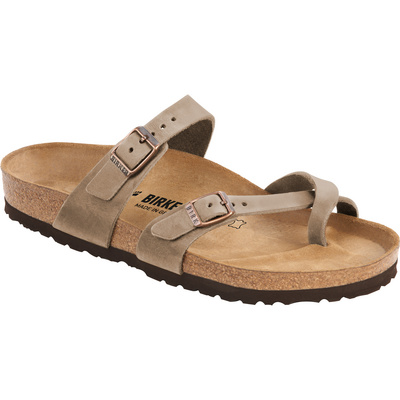 Birkenstock Mayari Natural Leather Oiled Sandalen