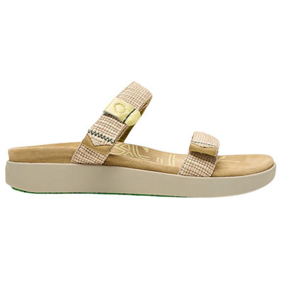 Satorisan Dames Kae Raffia Sandalen (Maat 39, Beige)