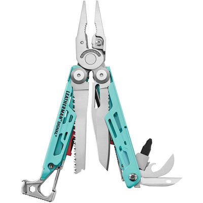 Leatherman Multitool Signal (taille One Size, Bleu)
