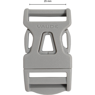 Vaude Boucle enfichable 25mm Single Adjust (taille ONE SIZE, Gris)