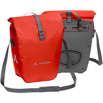 Vaude Aqua Back fietstas rood en blauw