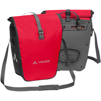 Vaude Aqua Back fietstas rood en blauw