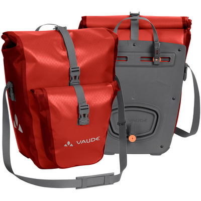 Vaude Aqua Back fietstas rood en blauw