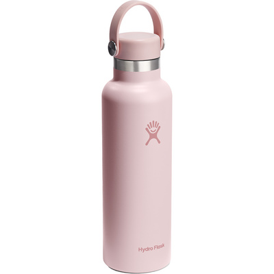 Hydro Flask 21 oz Standard Mouth 621 ml thermoskan (Maat 0.621L, licht roze)